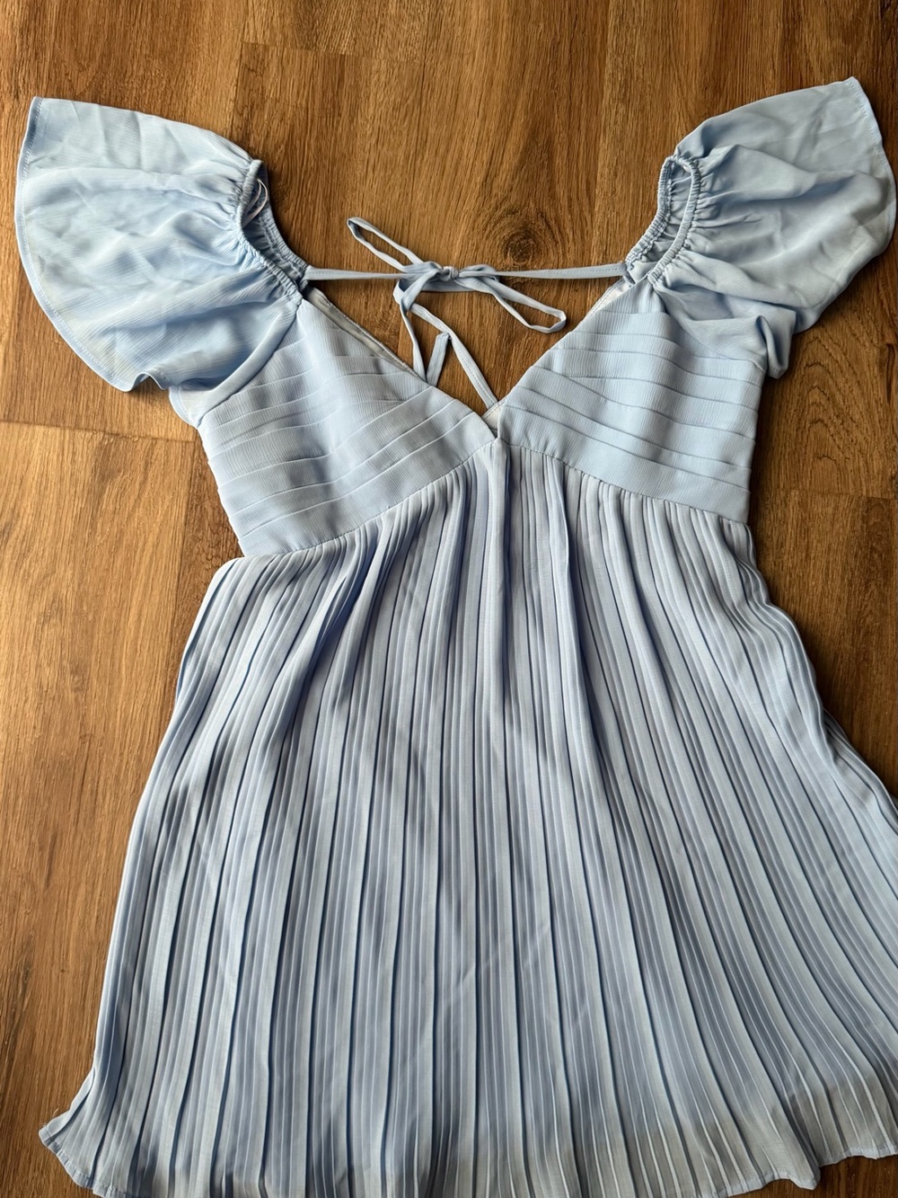 Lulus Baby Blue Dress - Picture 9 of 9